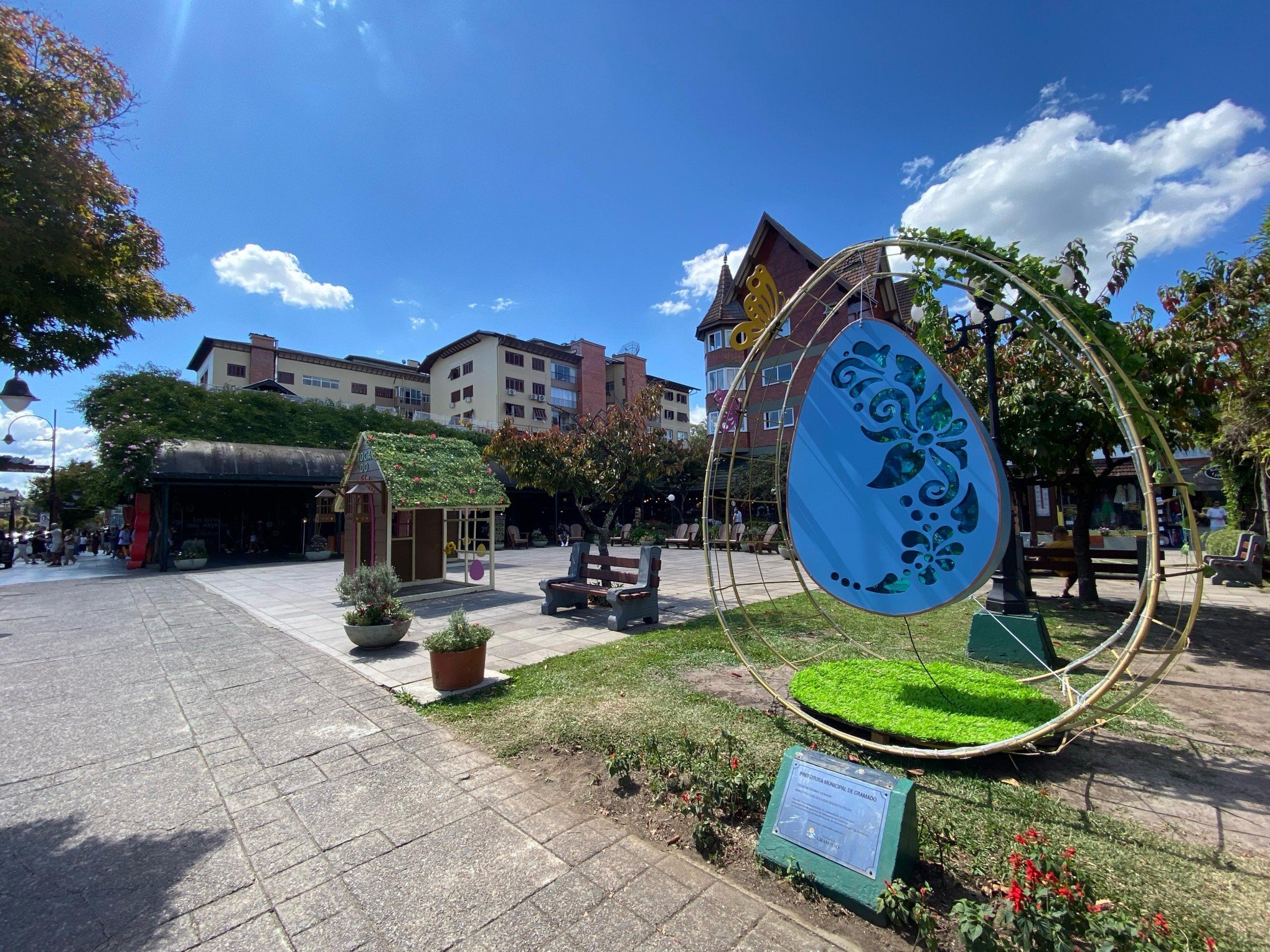Sol aparece entre nuvens nesta quarta-feira em Gramado; chuva deve aparecer nos próximos dias