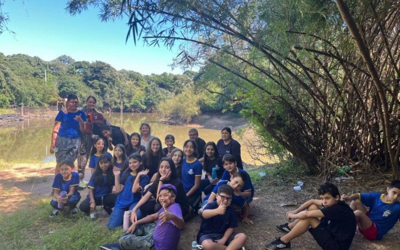 Estudantes da EMEF Paul Harris conheceram trilhas no Parque Imperatriz