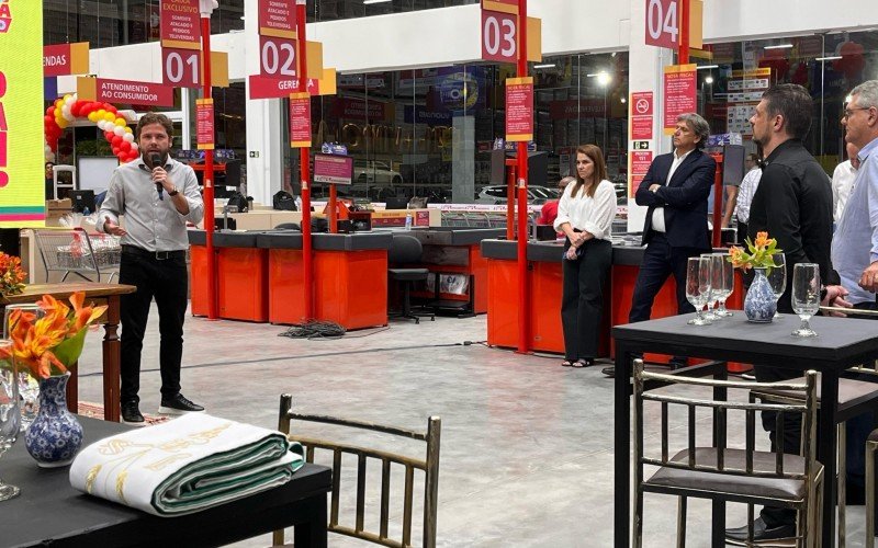 Lucas Pereira falou para convidados | abc+