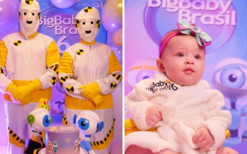 Andressa e Nasser comemoraram aniversário de 6 meses da filha | abc+