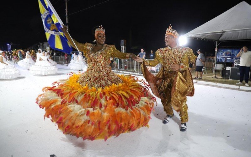 Mocidade Independente do Jardim Planalto no desfile de carnaval 2025 em Esteio