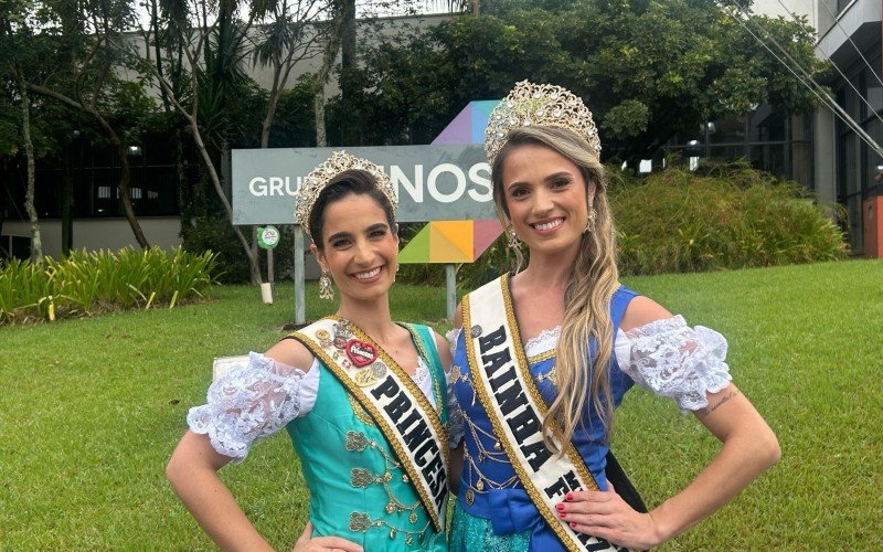 Priscilla Schneider Ludwig e Eduarda Kayser Rauber divulgam o 56º Festival Nacional do Chopp de Feliz | abc+