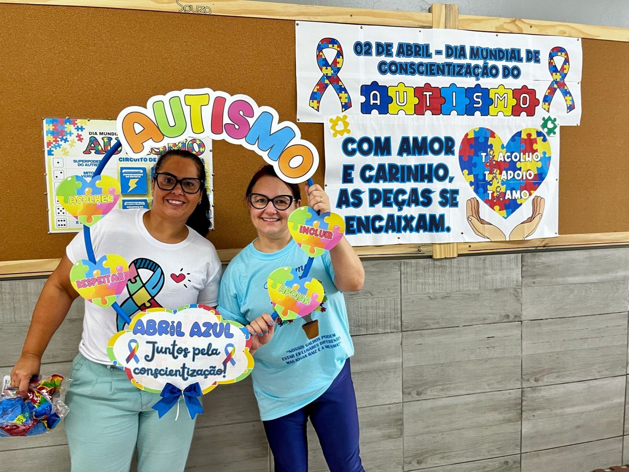 Escola realiza semana de atividades para conscientizar alunos sobre o autismo
