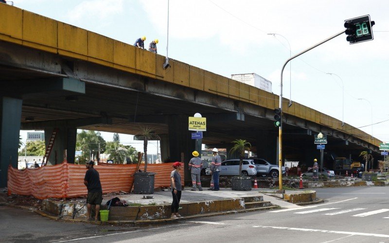 Viaduto da Metrovel em Canoas