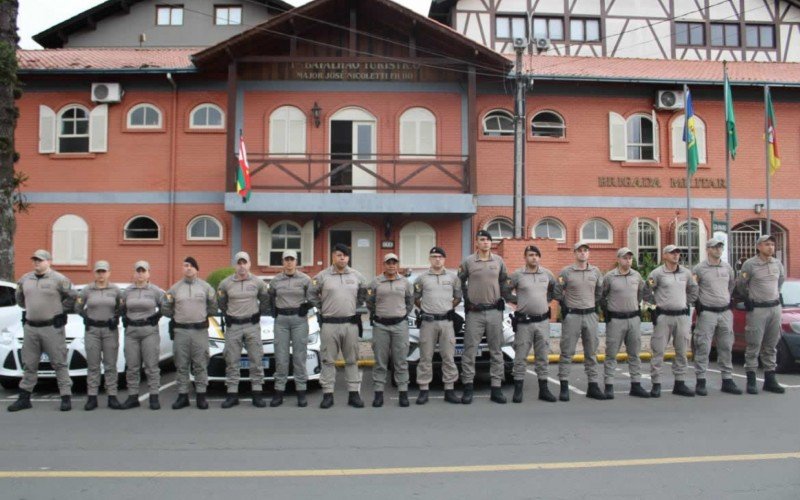 Reforço do efetivo da Brigada Militar para a Páscoa