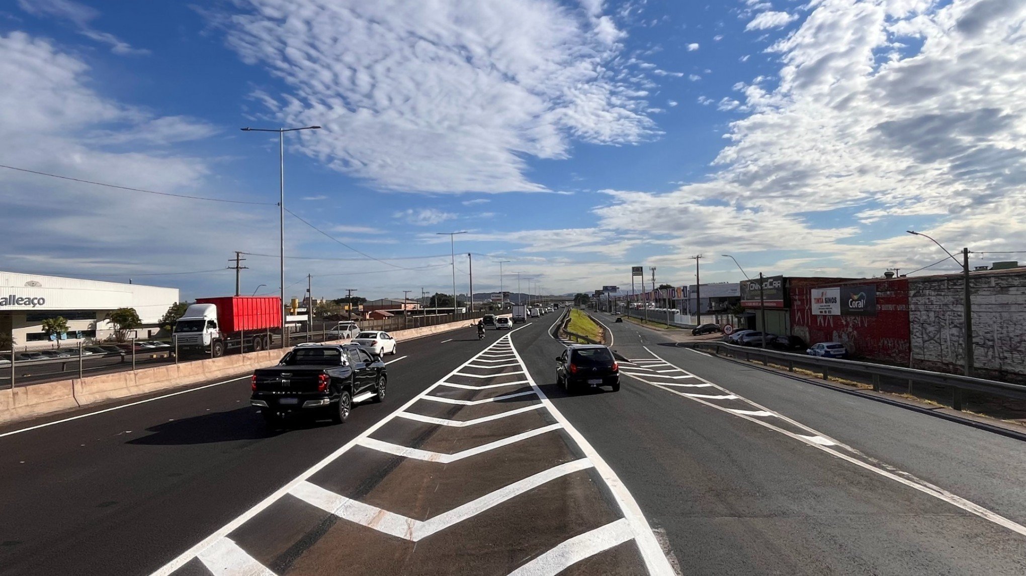 BR-116: Após reclamações, Dnit refaz acesso ao eixo central a partir de ponte nova sobre o Rio dos Sinos