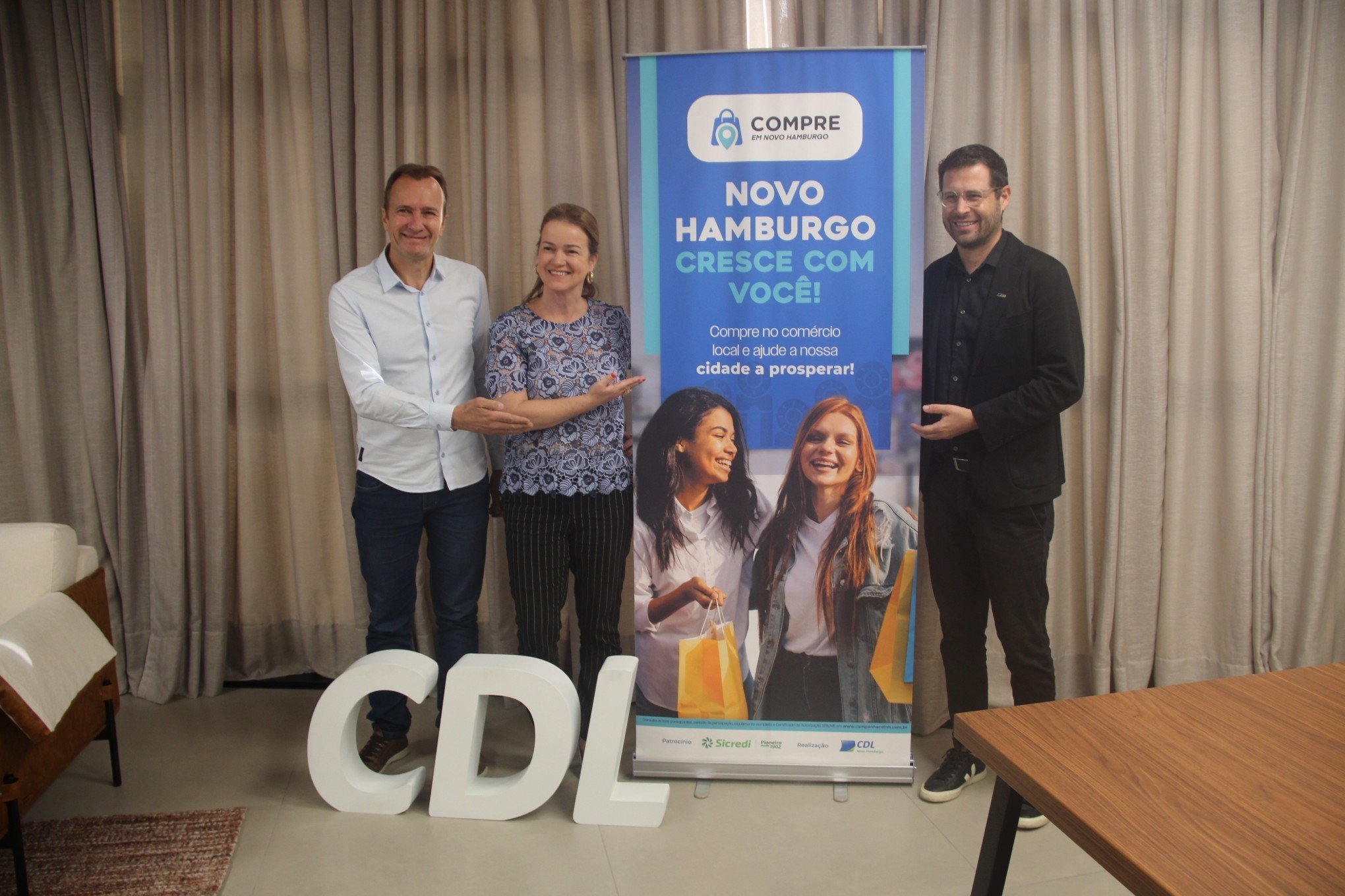 Compre em Novo Hamburgo: CDL lança campanha com prêmios para fortalecer o comércio local