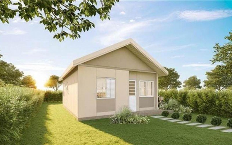 Modelo da casa Alea que será construída em Canoas terá 45 metros quadrados