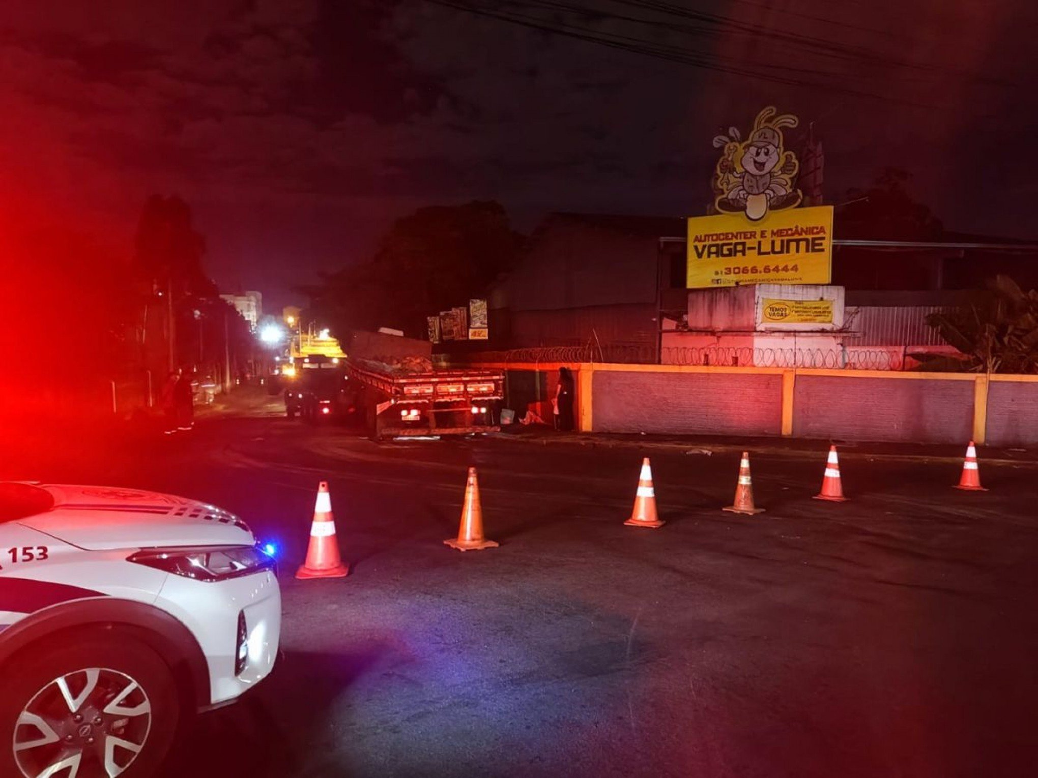 Rua São Leopoldo foi fechada durante atendimento da ocorrência