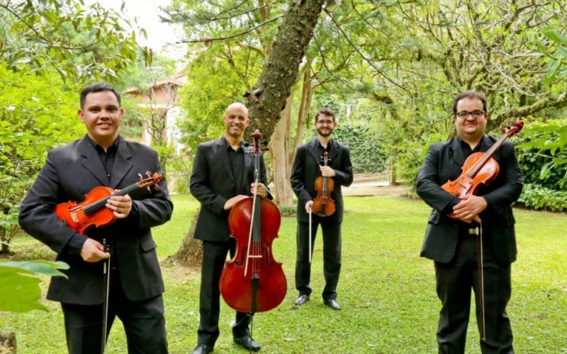 Quarteto de Cordas da Camerata Presto é atração da noite dessa sexta no Ostern São Léo