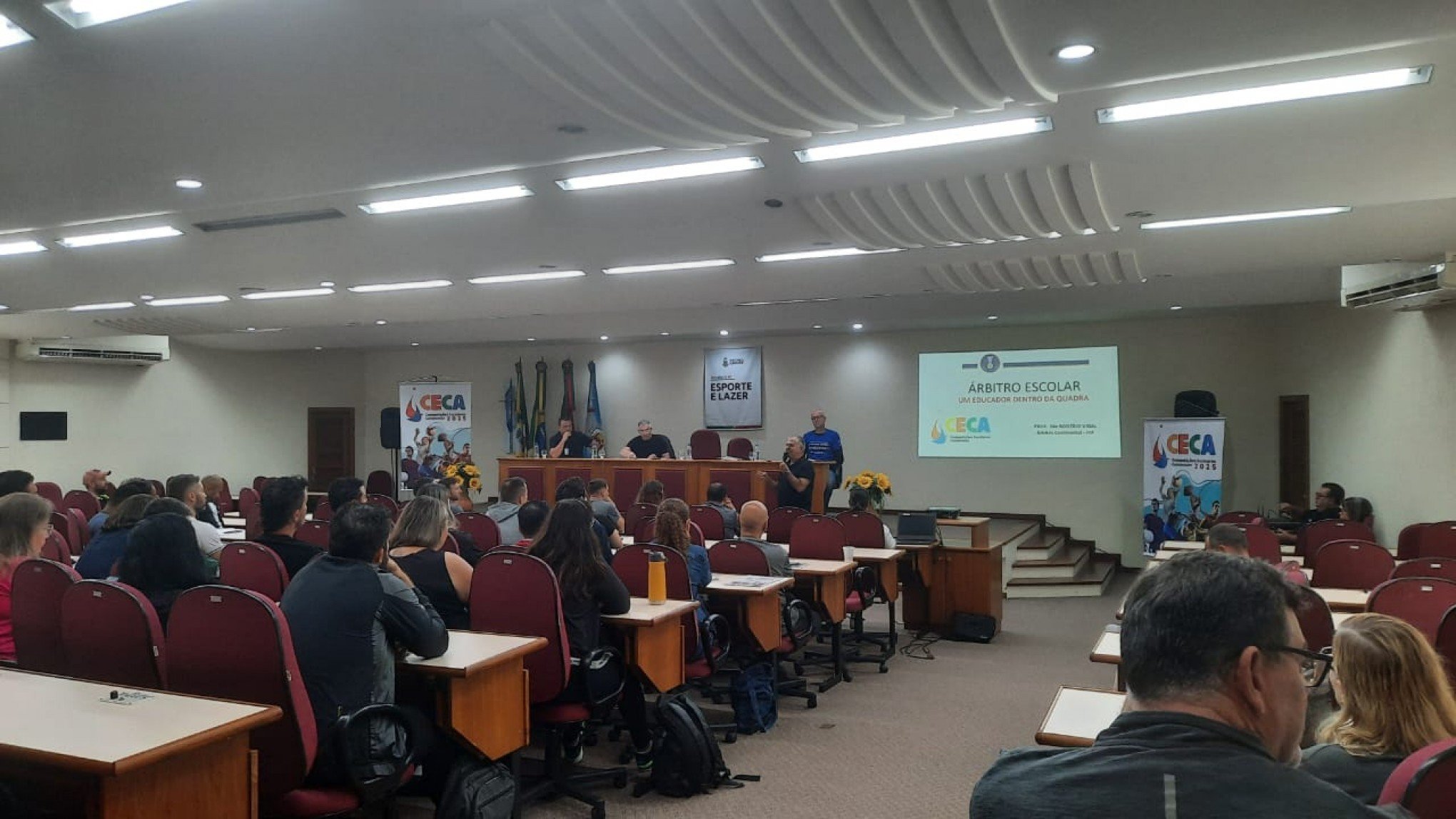 Ceca promove palestras sobre arbitragem e ética para escolas em Canoas