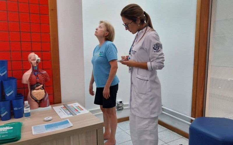 Sesc Estar Bem : Salete Rath recebeu orientações sobre alimentação e exercícios | abc+