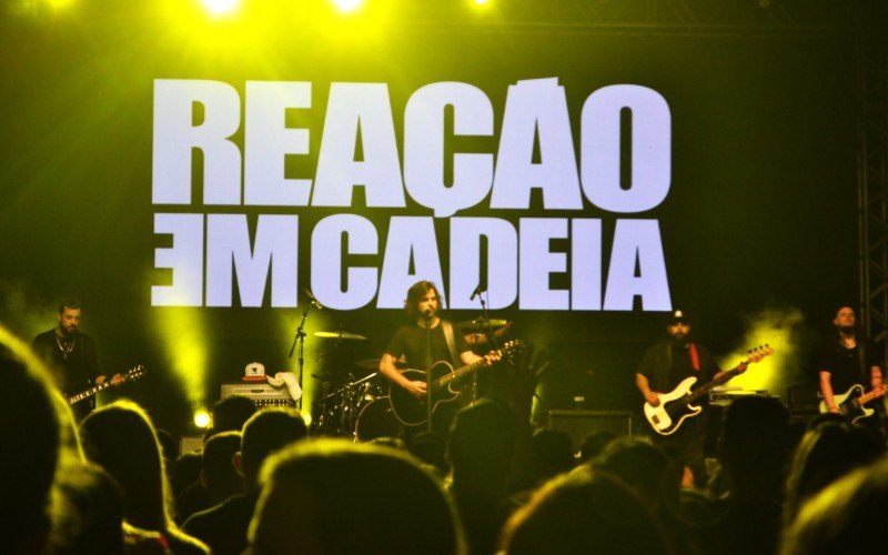 A banda hamburguense Reação em Cadeia é uma das atrações