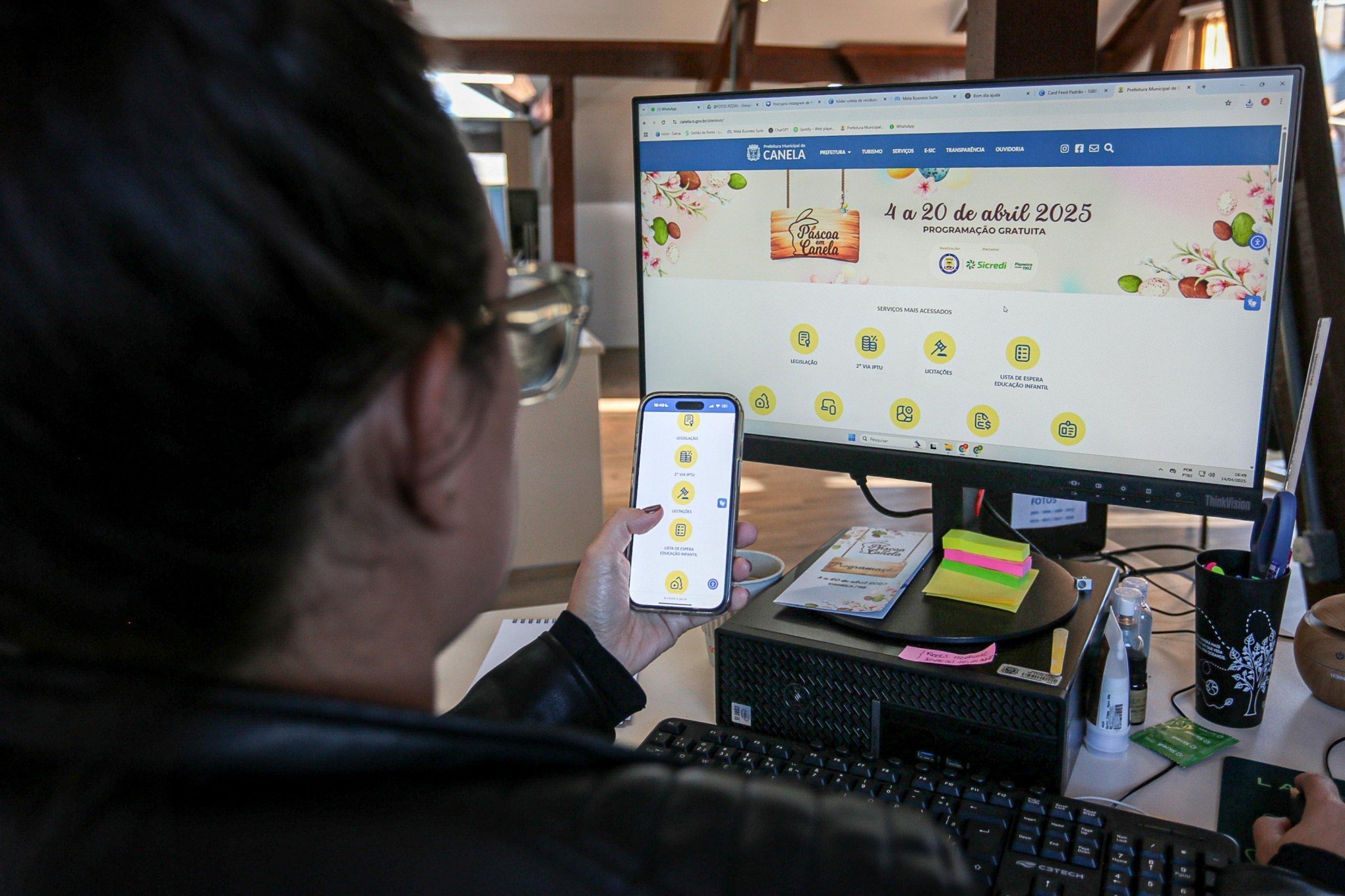 Prefeitura de Canela lança novo site com centralização de serviços