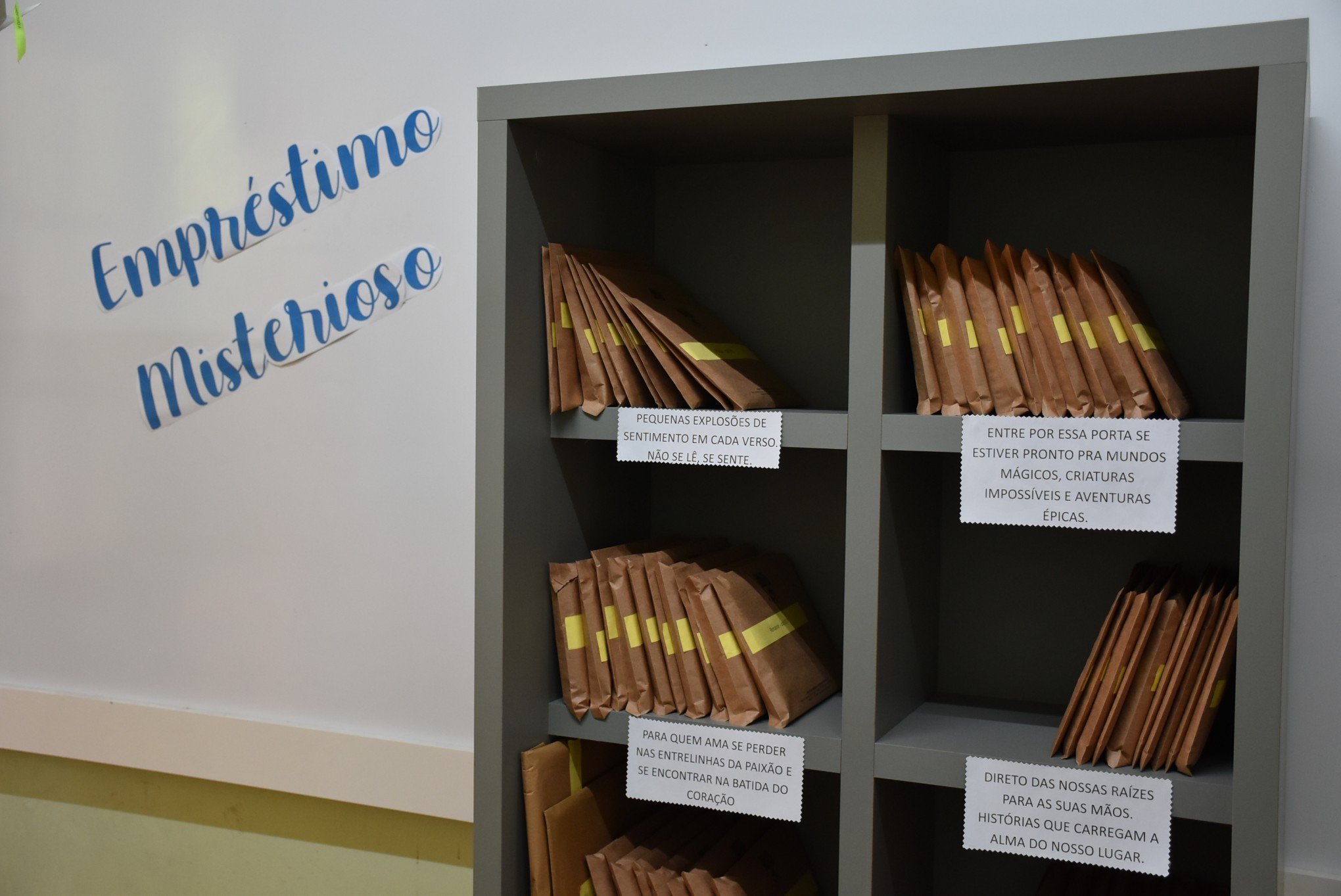 "Empréstimo misterioso": Biblioteca de Nova Petrópolis explora ação de leitura na Semana do Livro