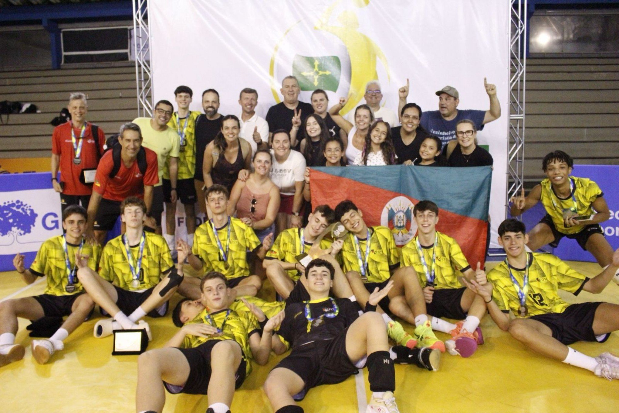 Seleção gaúcha vence Campeonato Brasileirão de vôlei sub-16
