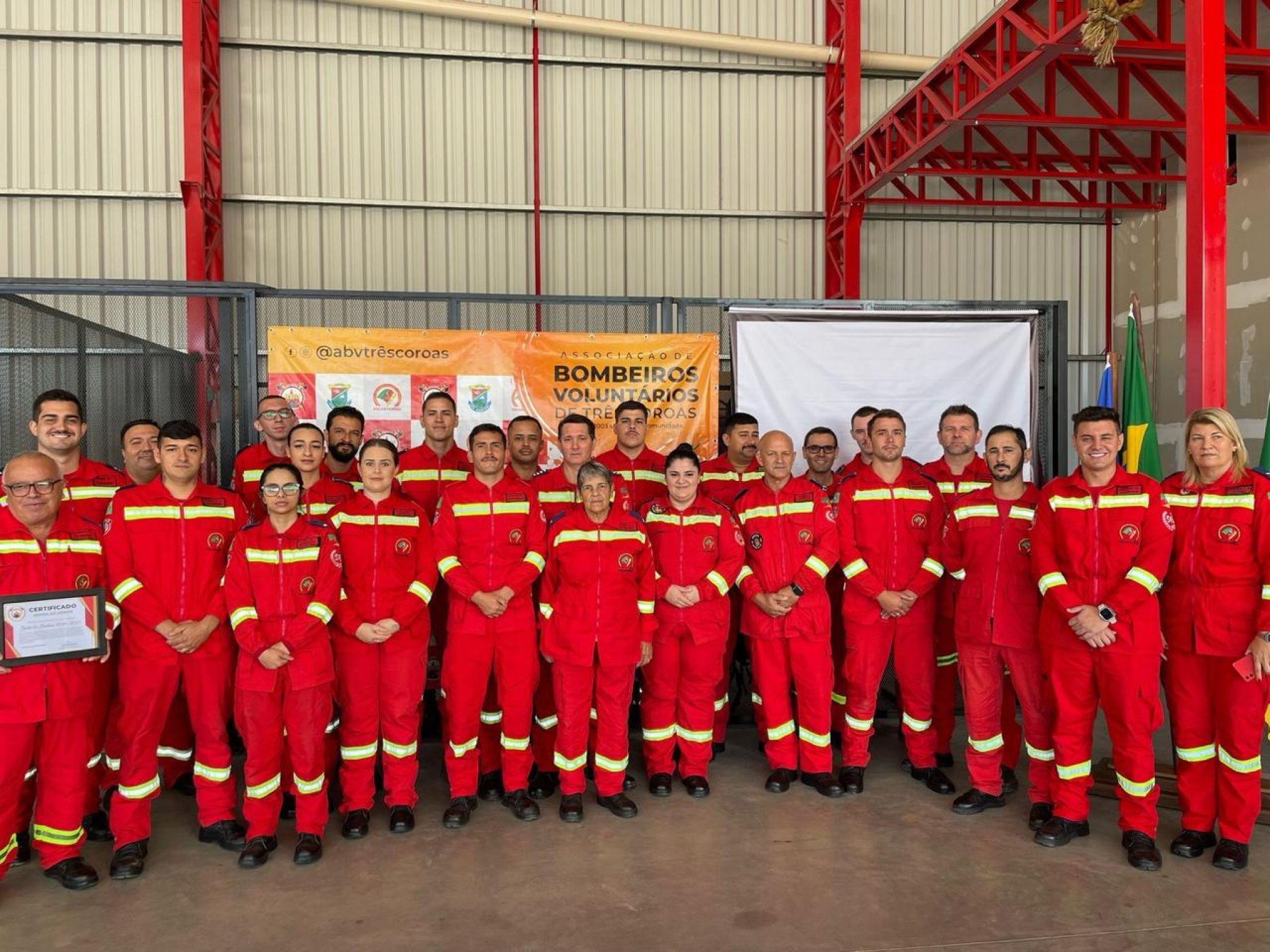 Associação de Bombeiros Voluntários de Três Coroas está sob nova gestão