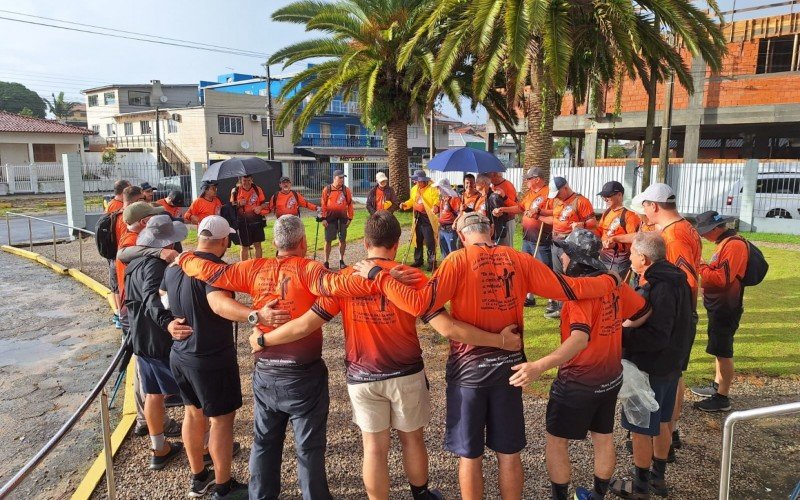 Grupo de RS e SC se uniu no trajeto de 690 km