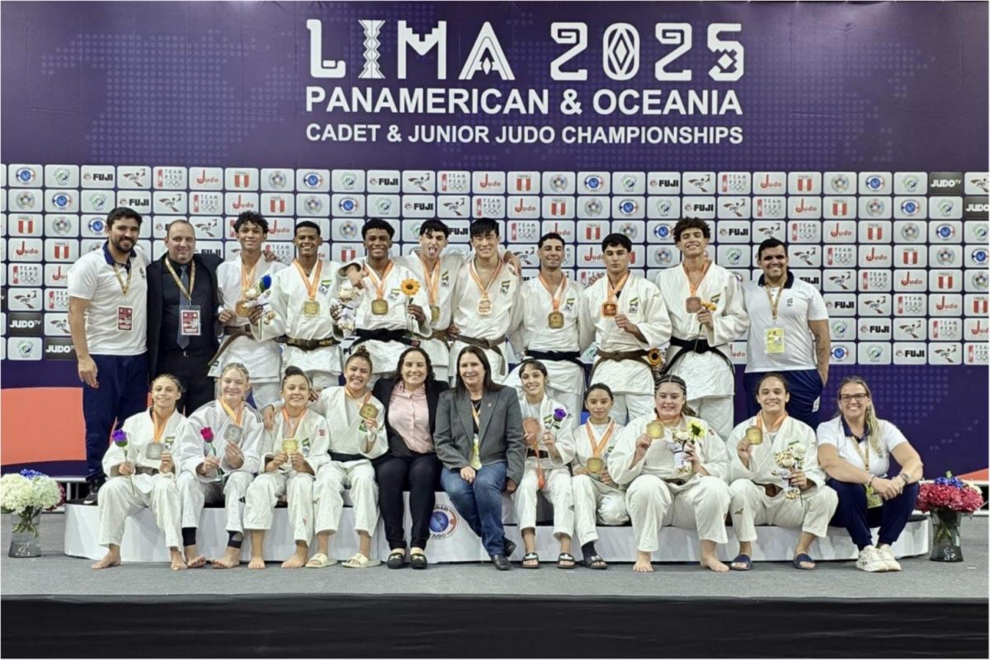 Judocas de Canoas sobem ao pódio no Pan-Americano Cadete no Peru