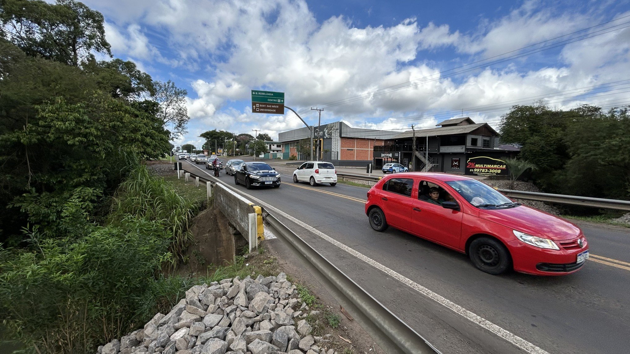 BR-116: Obras de contenção às margens de arroio reacendem debate sobre alargamento de pontilhão