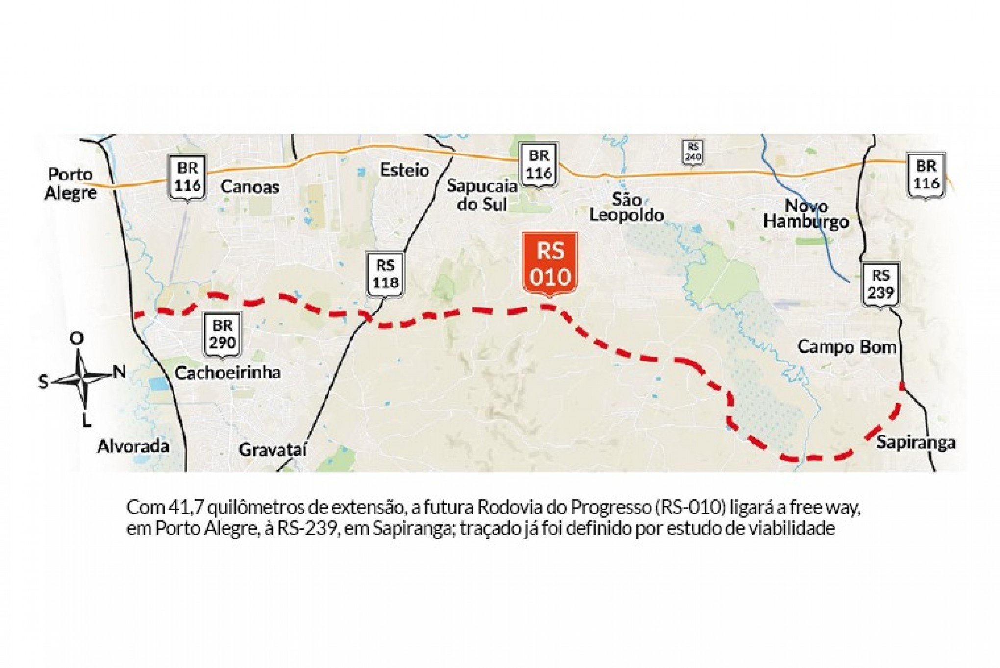 Construção da Rodovia do Progresso será incluída na concessão do Bloco 1, confirma governo do RS