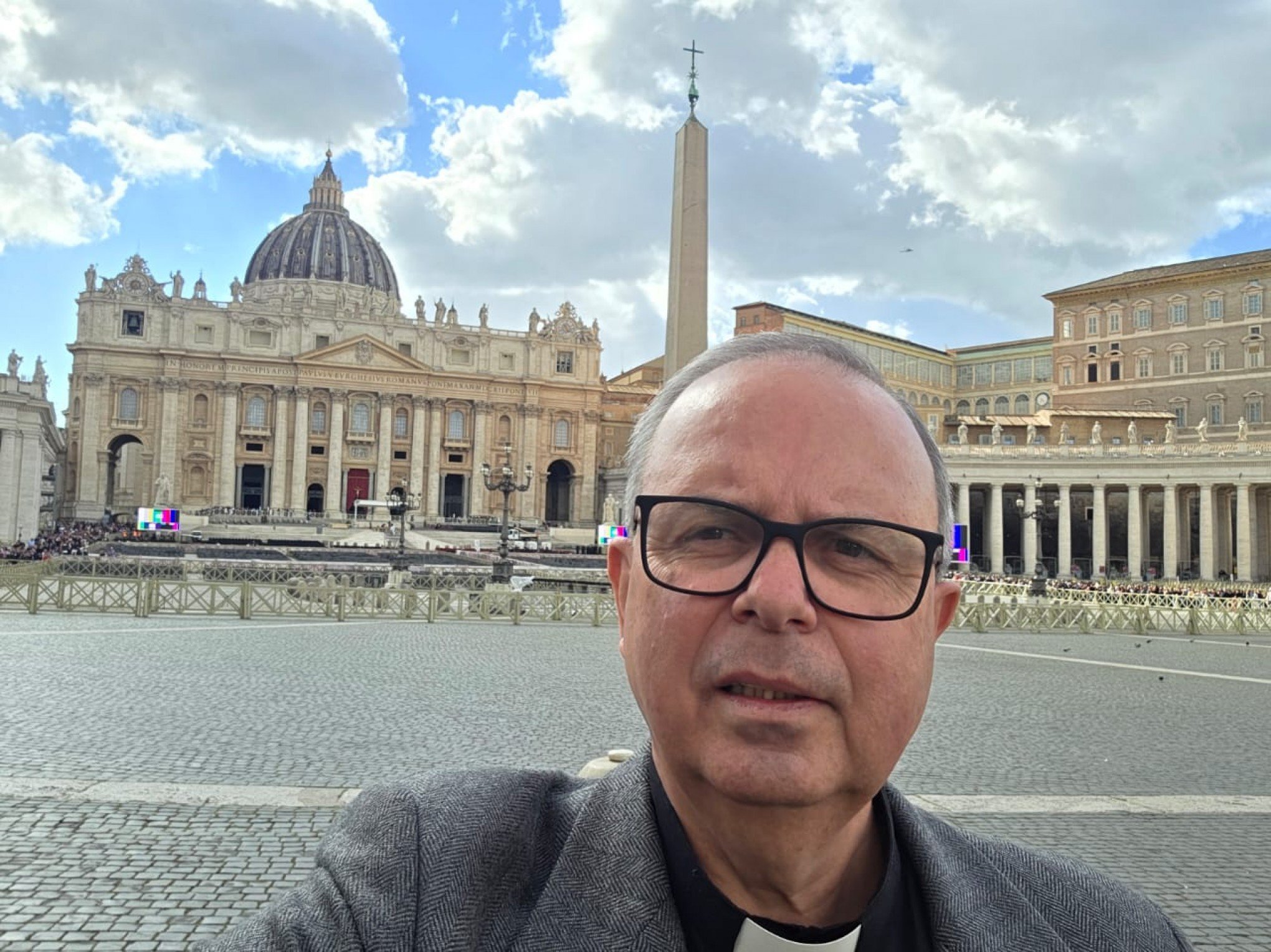 VÍDEO: Reitor do Santuário das Mães se despede do papa Francisco no Vaticano