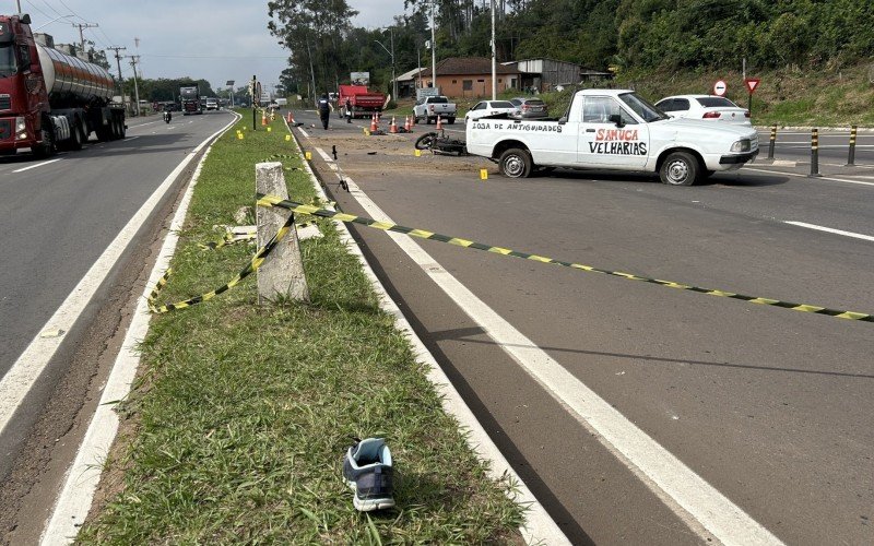 Acidente deixa motociclista morto na RS-240