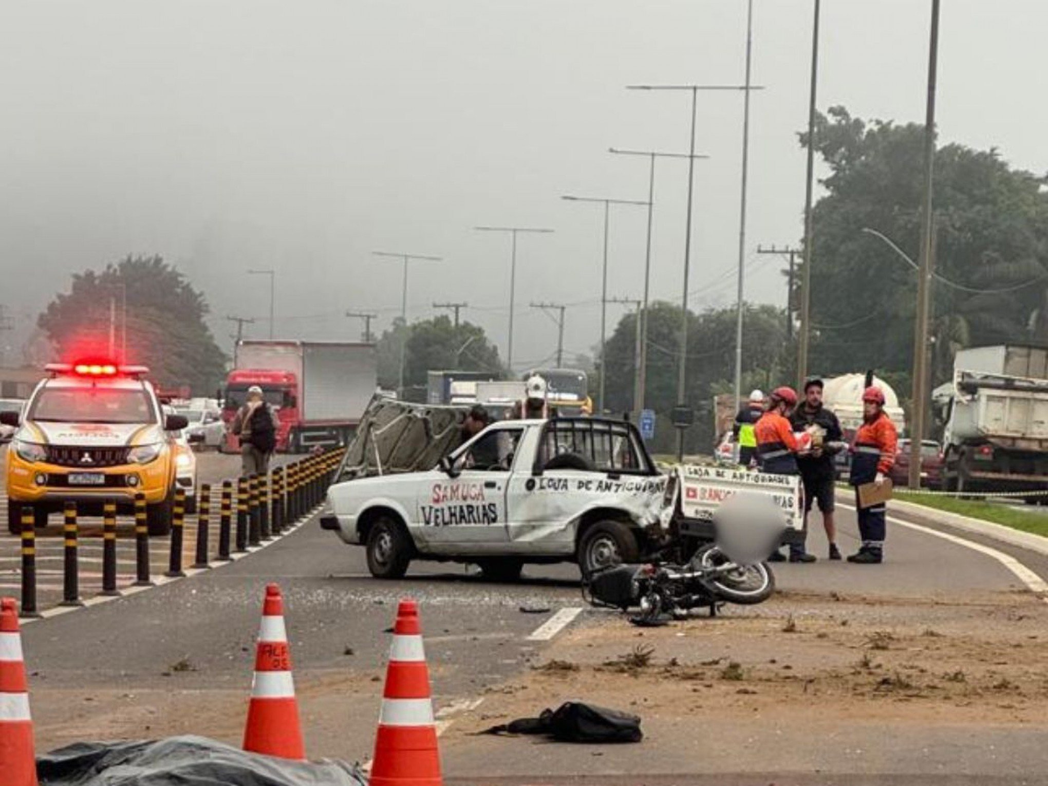 Acidente com morte altera trânsito em rodovia da região