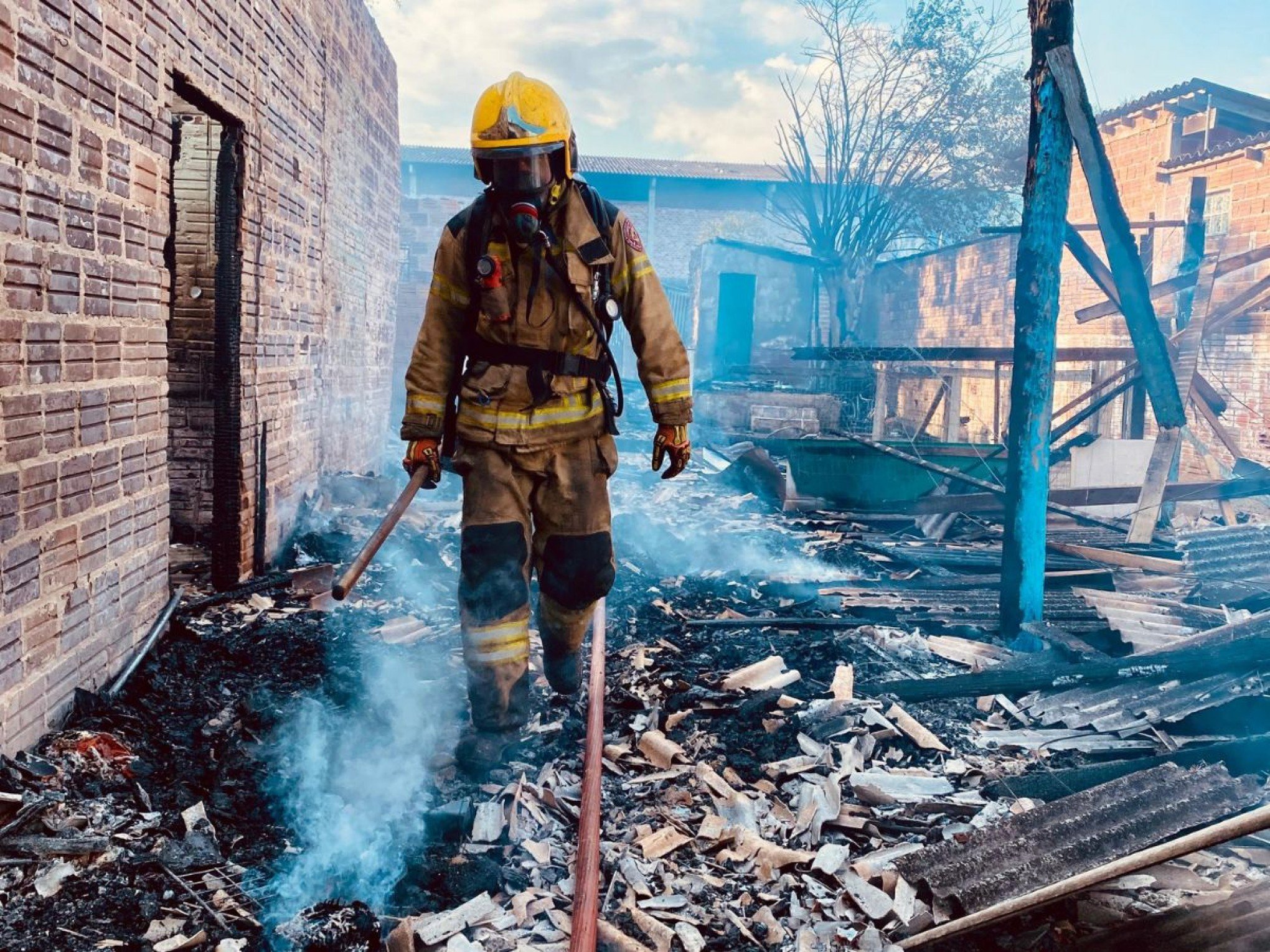 Criança de 4 anos morre em incêndio no Vale do Paranhana