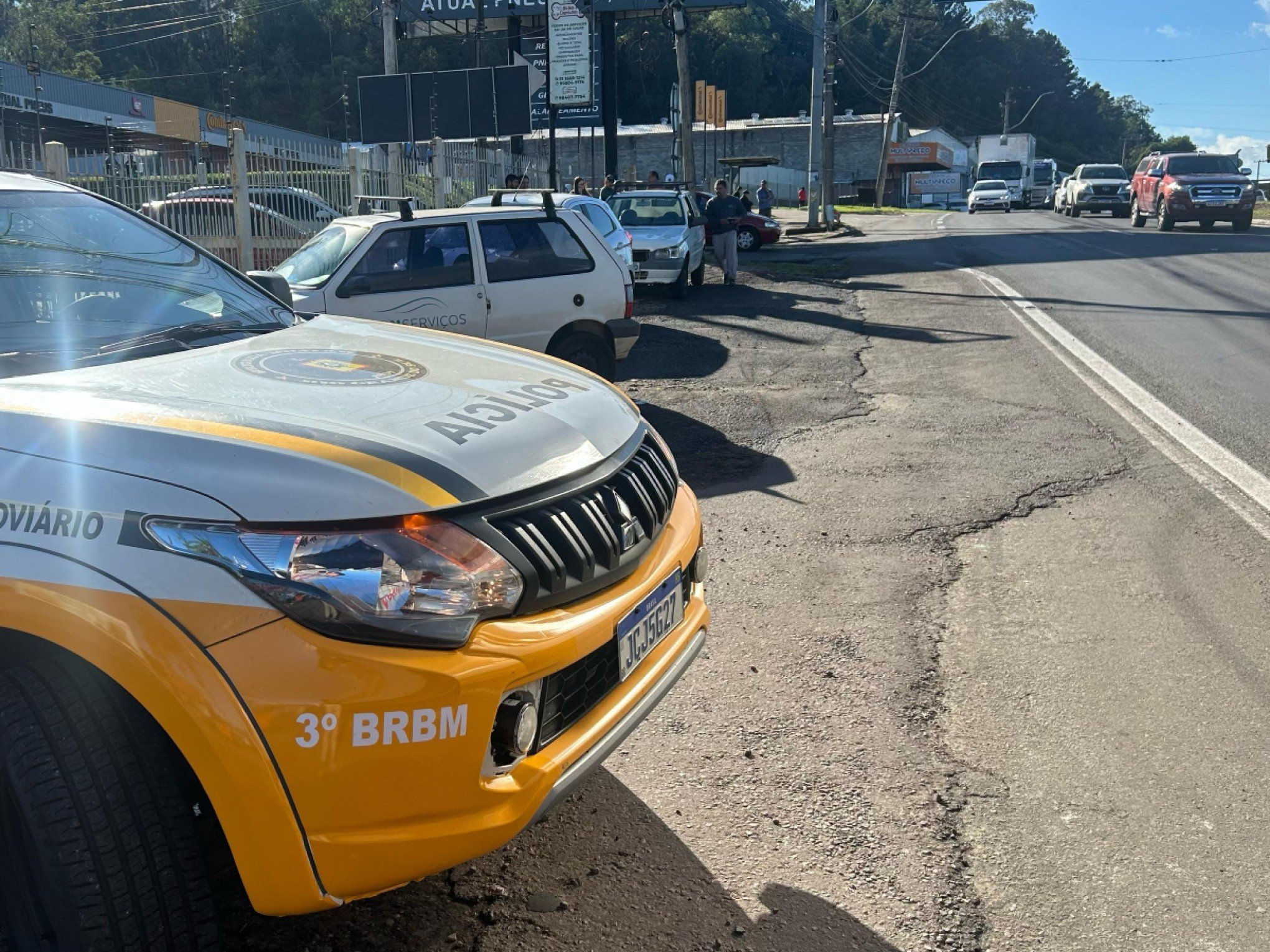 RS-240: O que causou engavetamento de veículos na rodovia nesta manhã