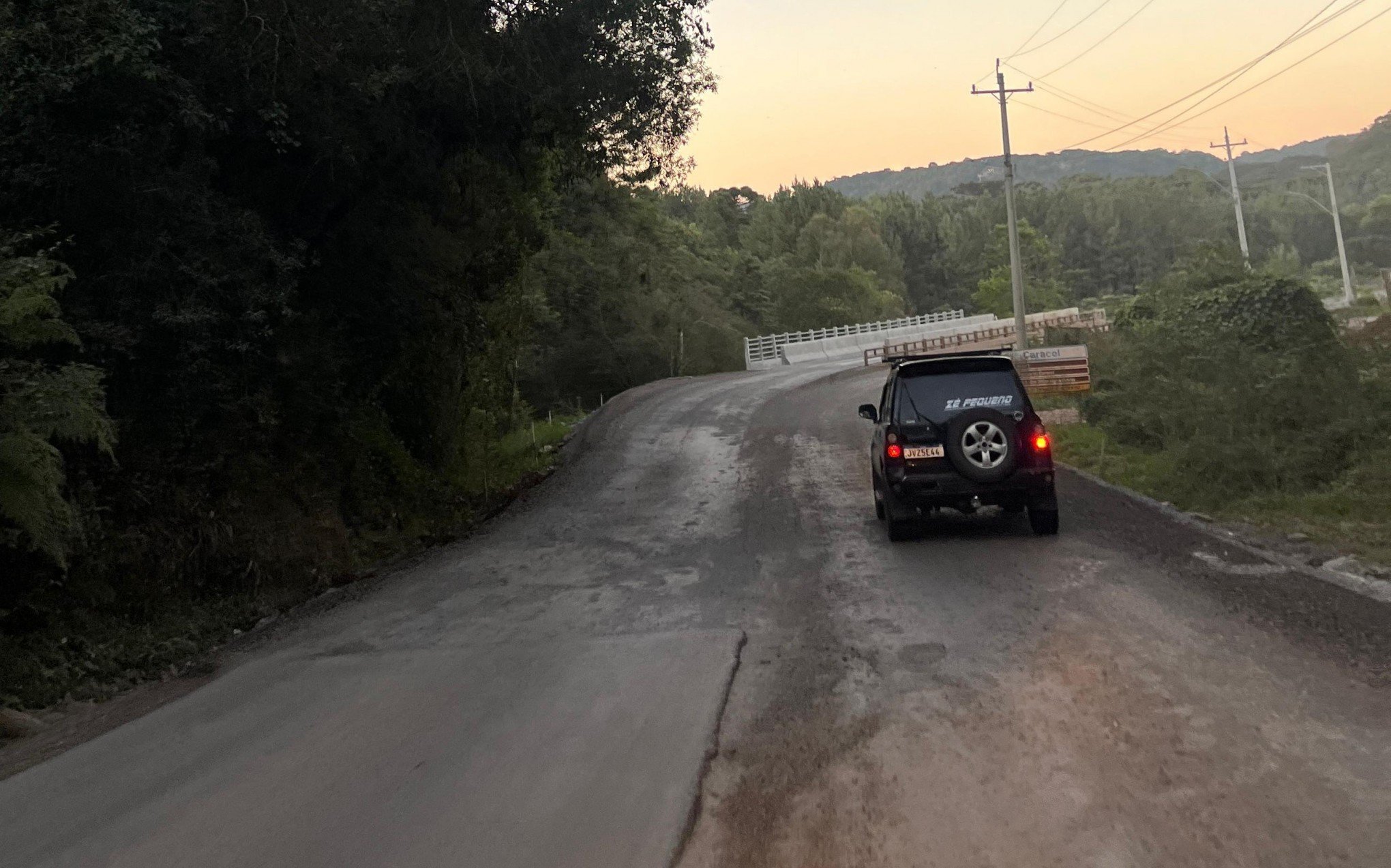 Estrada alternativa entre Gramado e Canela terá trânsito em meia-pista; saiba mais