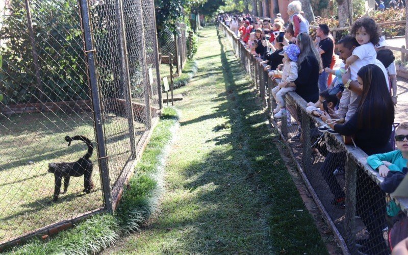 Zoológico comemorou aniversário com grande visitação