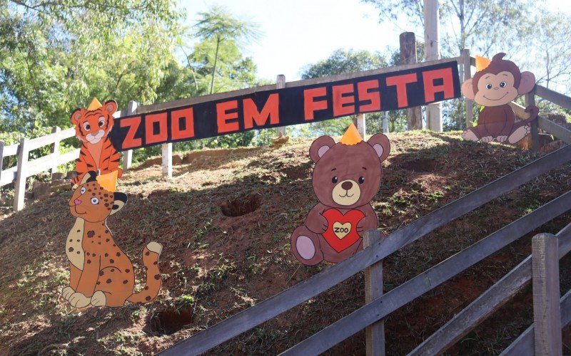 Visitação no Parque Zoológico de Sapucaia no dia 1º de maio