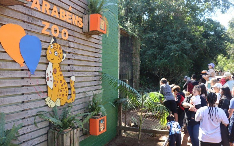 Visitação no Parque Zoológico de Sapucaia no dia 1º de maio