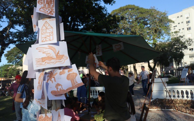 Sesc promove Brique São Léo na Praça do Imigrante