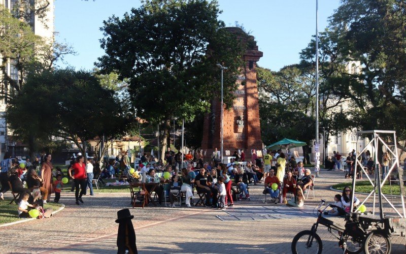 Sesc promove Brique São Léo na Praça do Imigrante