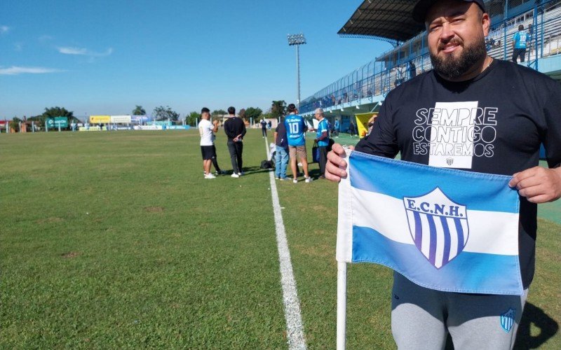 ECNH comemora 114 anos com jogos da base anilada, sócios e convidados: presidente do ECNH, Jerônimo Ferreira  | abc+