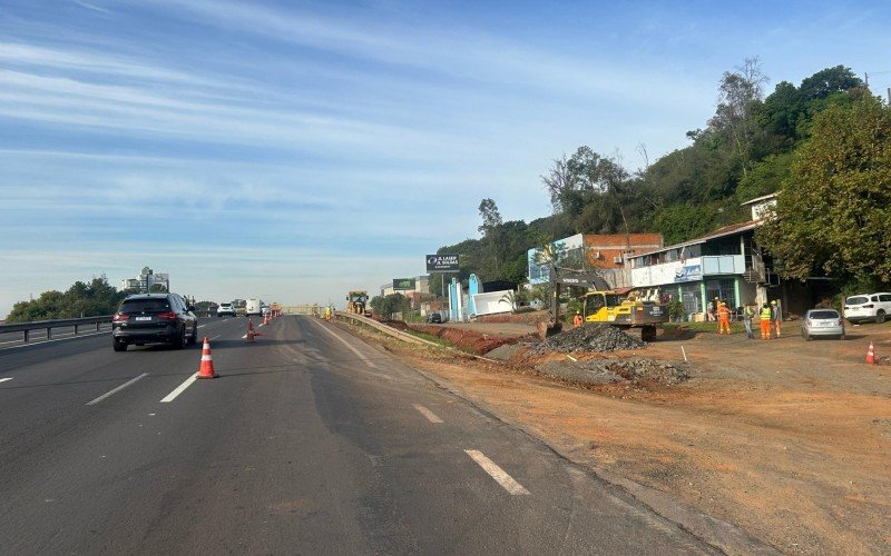 BR-116: Avanço de obras provoca estreitamento de pista em Novo Hamburgo | abc+