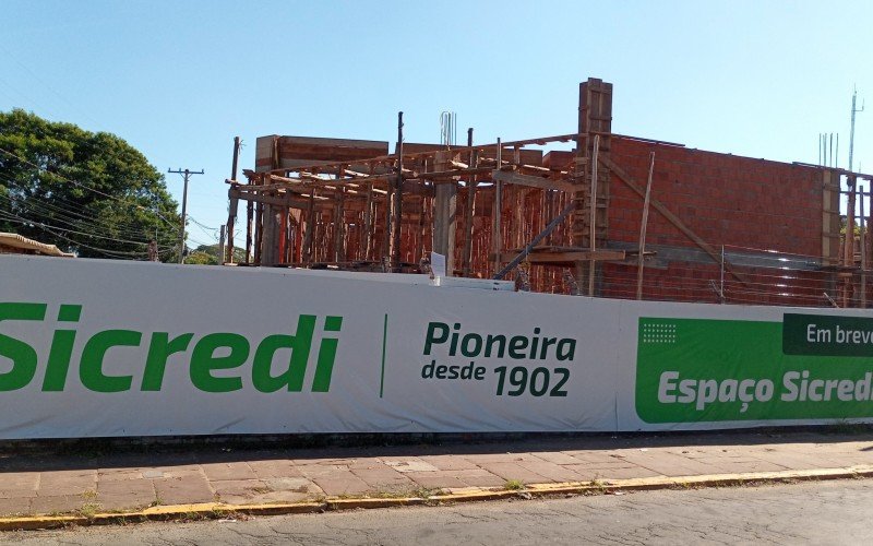 Espaço Sicredi Padre Reus/Cristo Rei está em construção 
