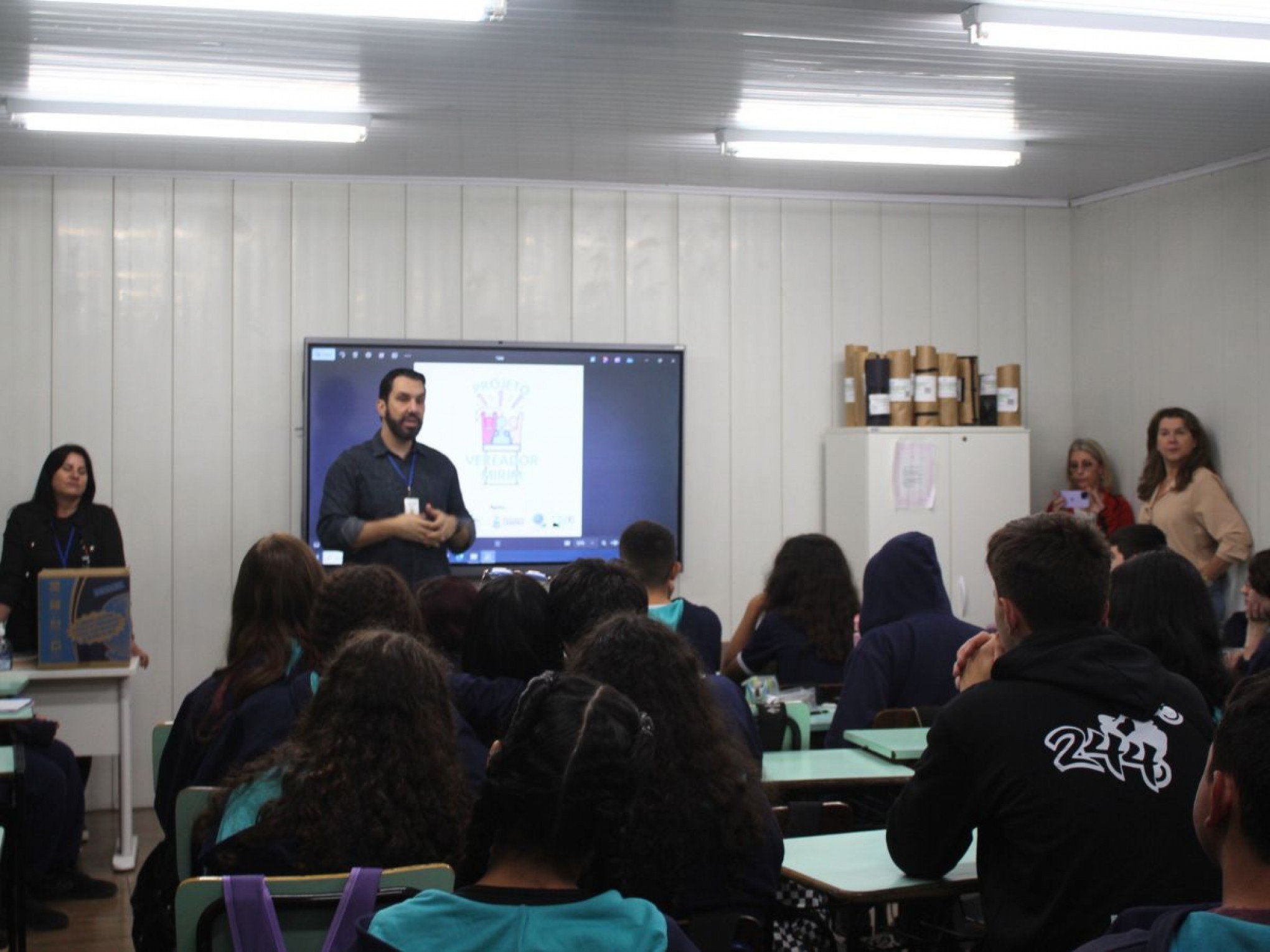 Projeto Vereador Mirim promove encontros nas escolas municipais em Canoas
