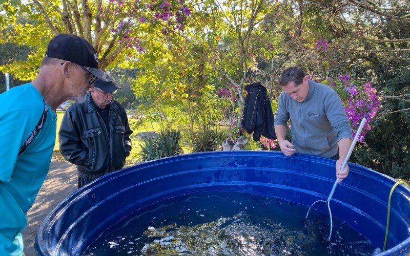 Feira do Peixe Vivo ocorre pela primeira vez na Festa da Colônia de Gramado