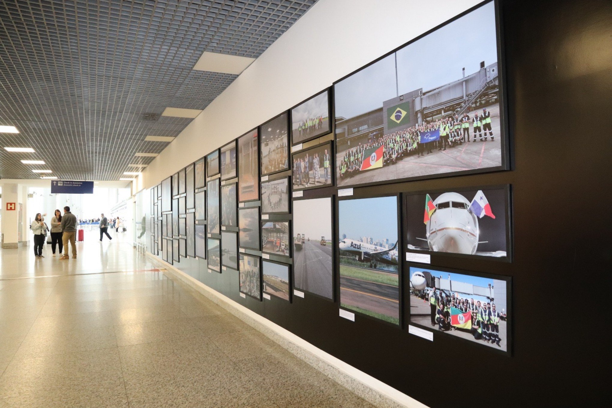 AEROPORTO: Exposição sobre a enchente é inaugurada no Salgado Filho