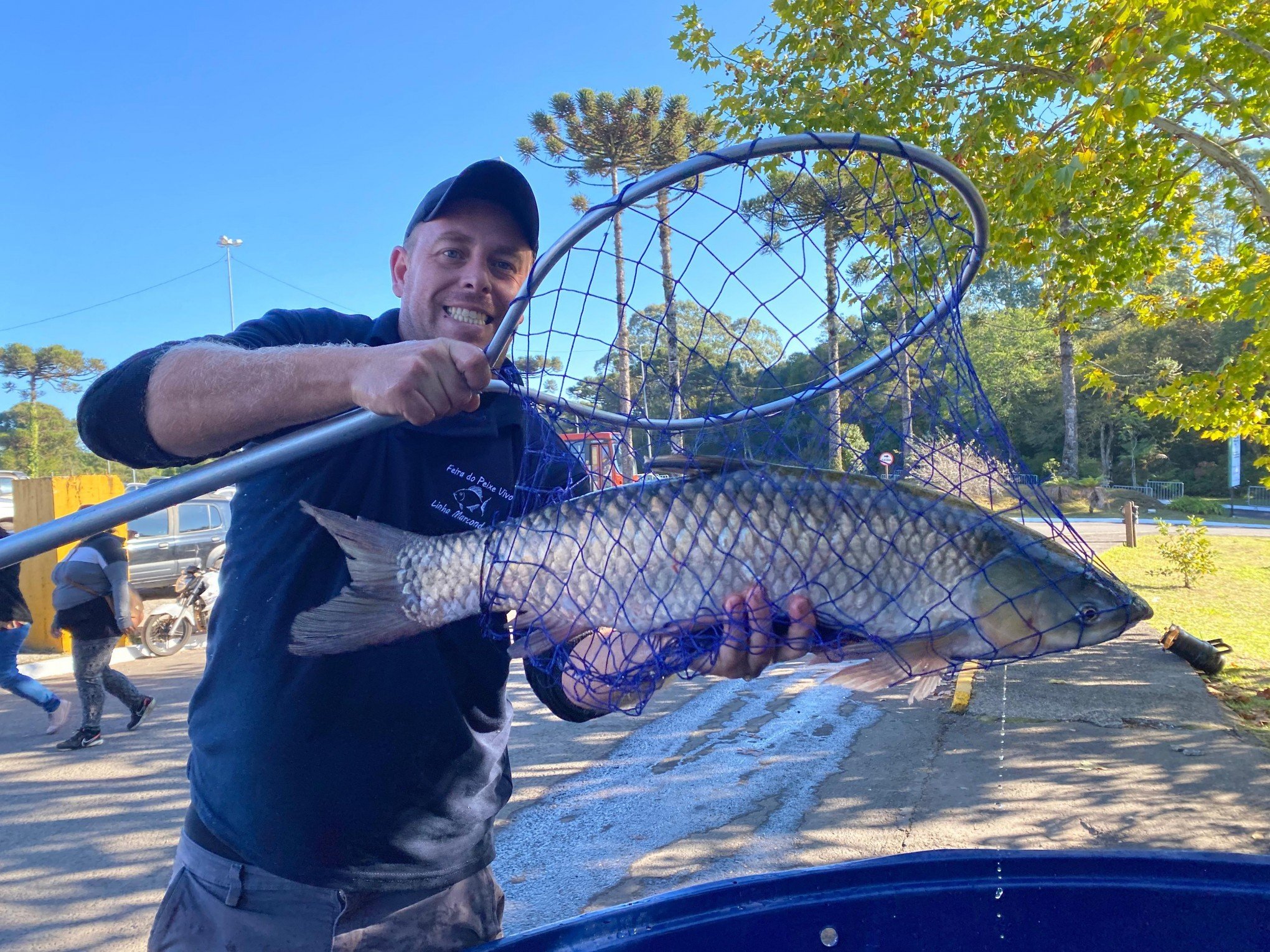 Feira do Peixe Vivo é realizada pela primeira vez na Festa da Colônia de Gramado; mais edições estão previstas