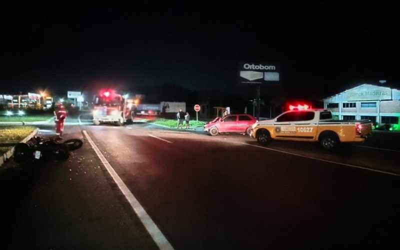 Motociclista fica ferido após colisão com carro na RS-239, em Nova Hartz | abc+