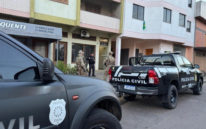 Bairro Navegantes foi um dos alvos das buscas no sábado