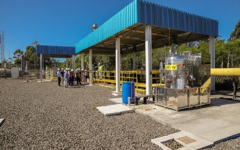 Unidade de recebimento de gás natural da Sulgás em Canoas | abc+