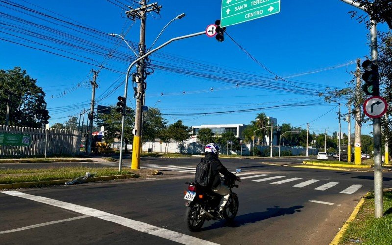 Alterações feitas nas proximidades da Escola Zaira Hauschild