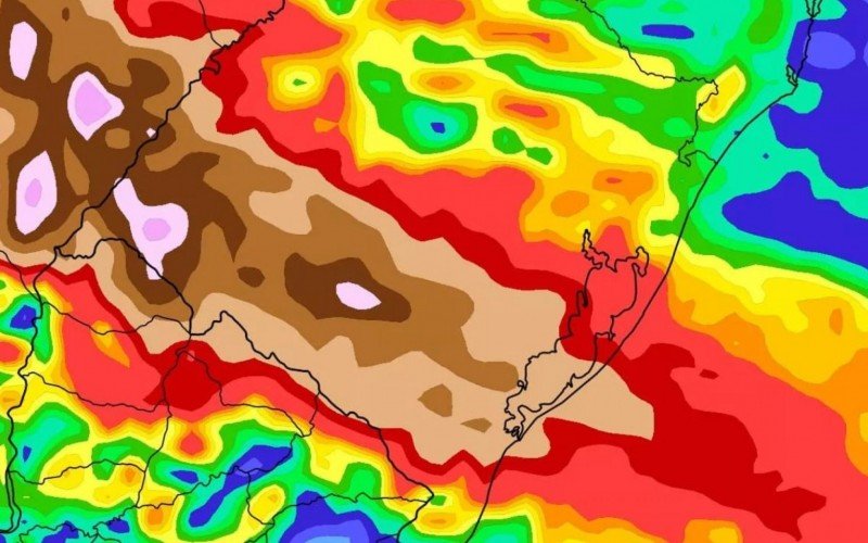 PREVISÃO DO TEMPO: Rio Grande do Sul pode ter acumulados de chuva de 200 mm em intervalo de 3 dias | abc+