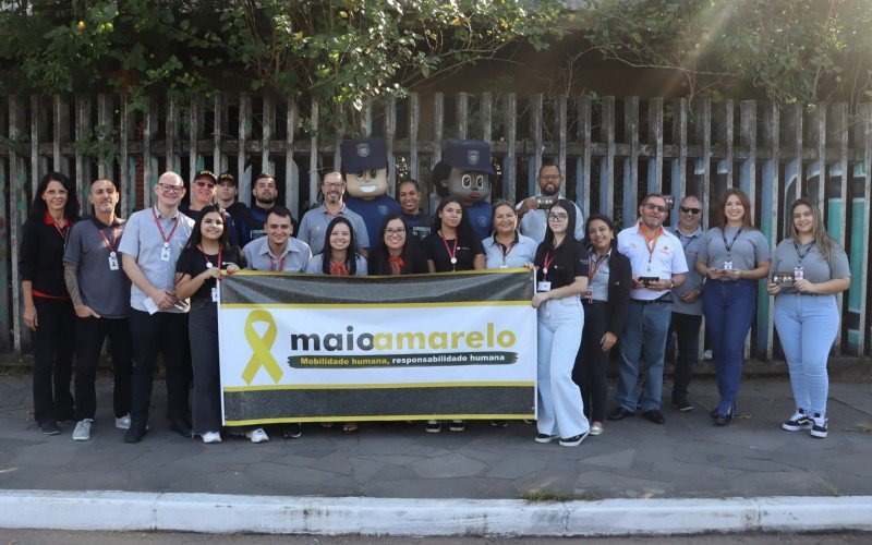 Guarda Civil Municipal e CFCs se uniram em ação pelo Maio Amarelo nesta terça-feira (6)