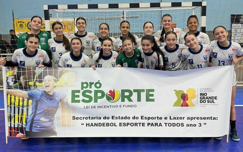 Equipe de handebol tem projeto com financiamento do Pró-Esporte RS LIE  | abc+